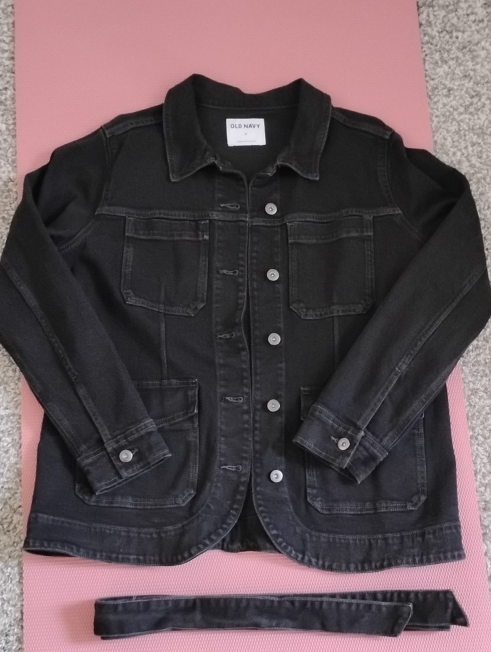 Old Navy Black Denim Jacket Never Worn